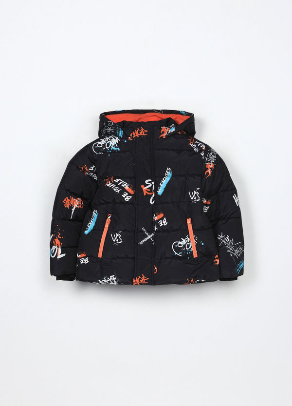 Giubbino imbottito con cappuccio bambino