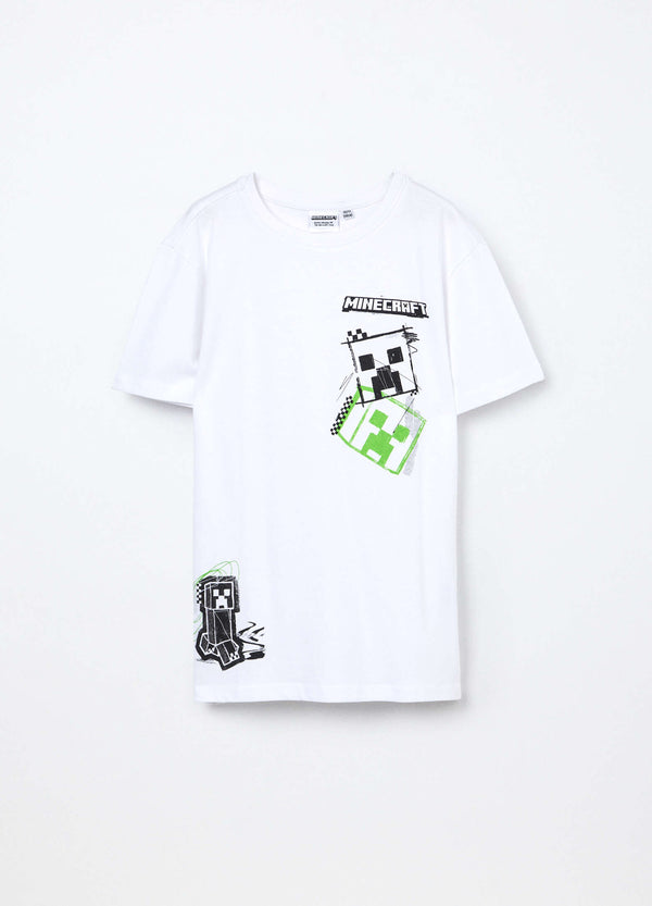T-shirt in jersey di puro cotone ragazzo