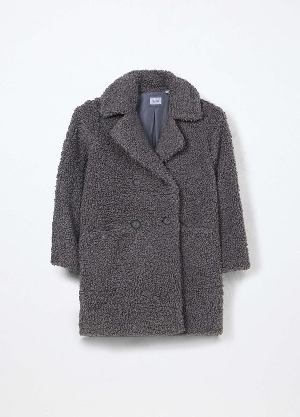 Cappotto in sherpa ragazza