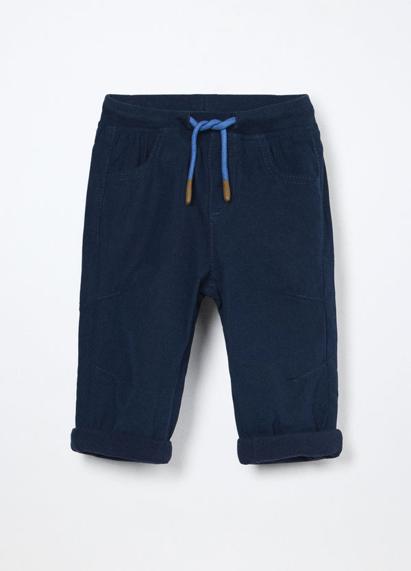 Pantaloni in microfibra neonato