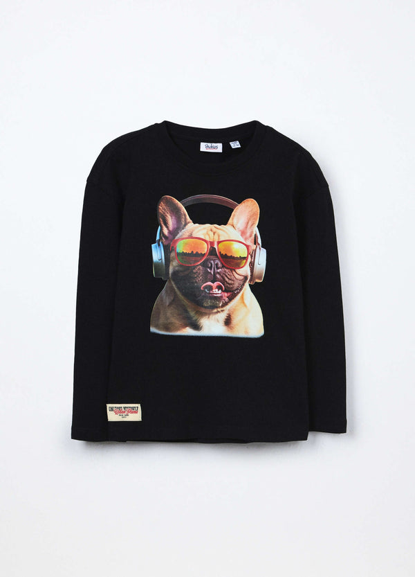 T-shirt in jersey di puro cotone bambino