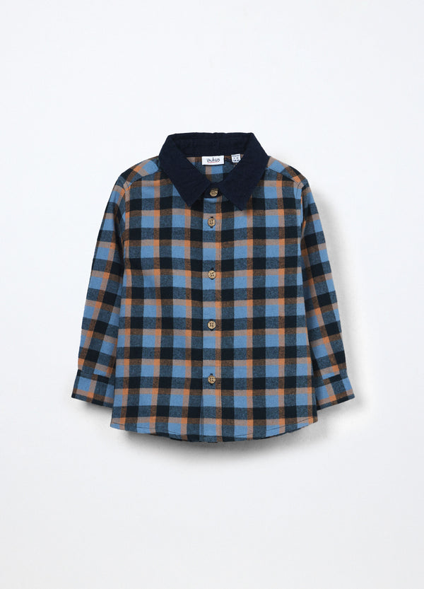 Camicia in puro cotone neonato