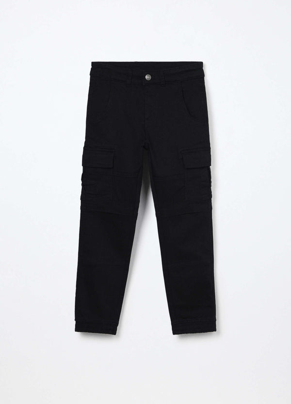 Pantaloni in french terry misto cotone ragazzo