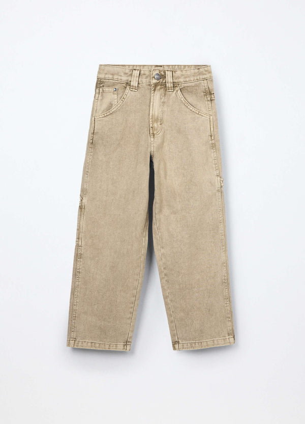 Pantaloni in denim di puro cotone Blukids ragazzo