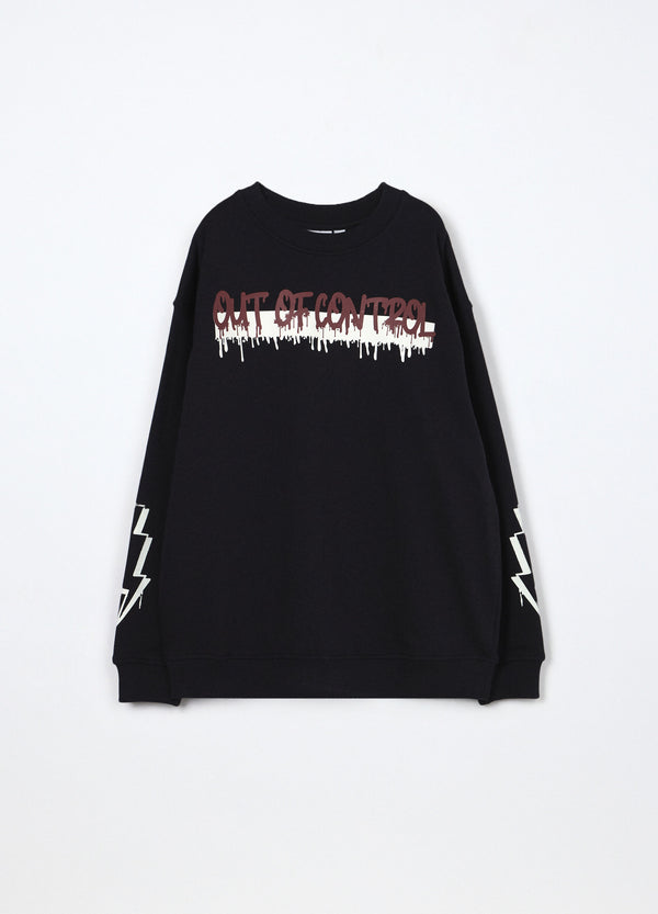 Felpa in puro cotone ragazzo