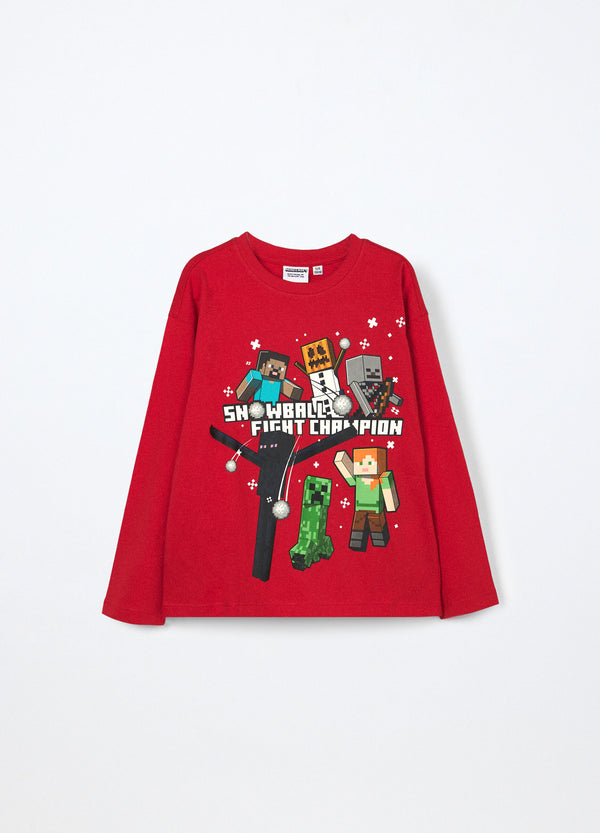 T-shirt Minecraft Blukids Bambino