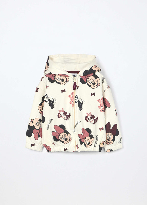 Felpa in cotone fleece stretch neonata