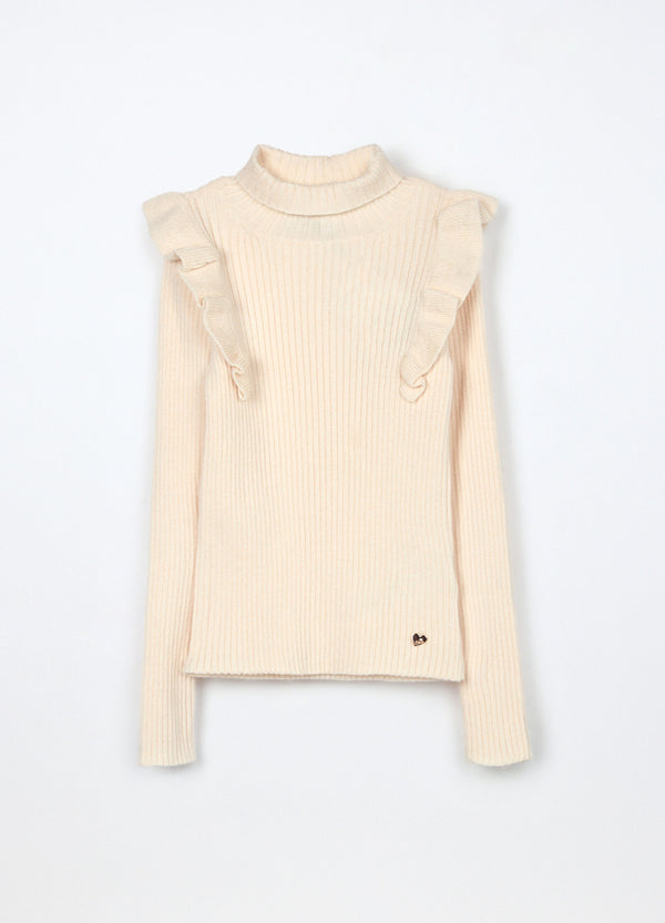 Tricot in costina misto viscosa bambina