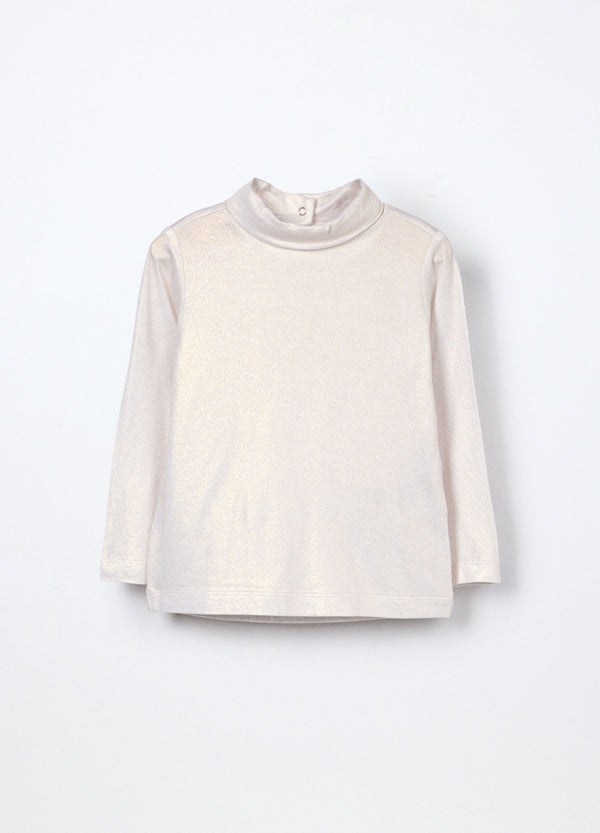 T-shirt in viscosa stretch neonata