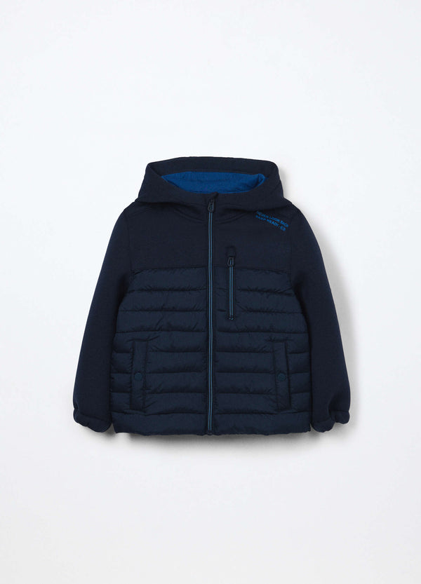 Giubbino imbottito full zip bambino