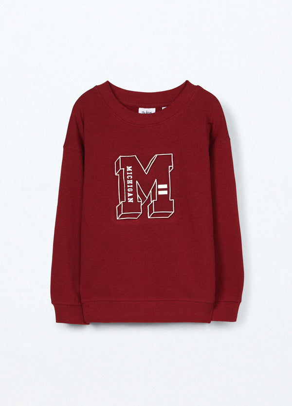 Felpa in puro cotone bambino