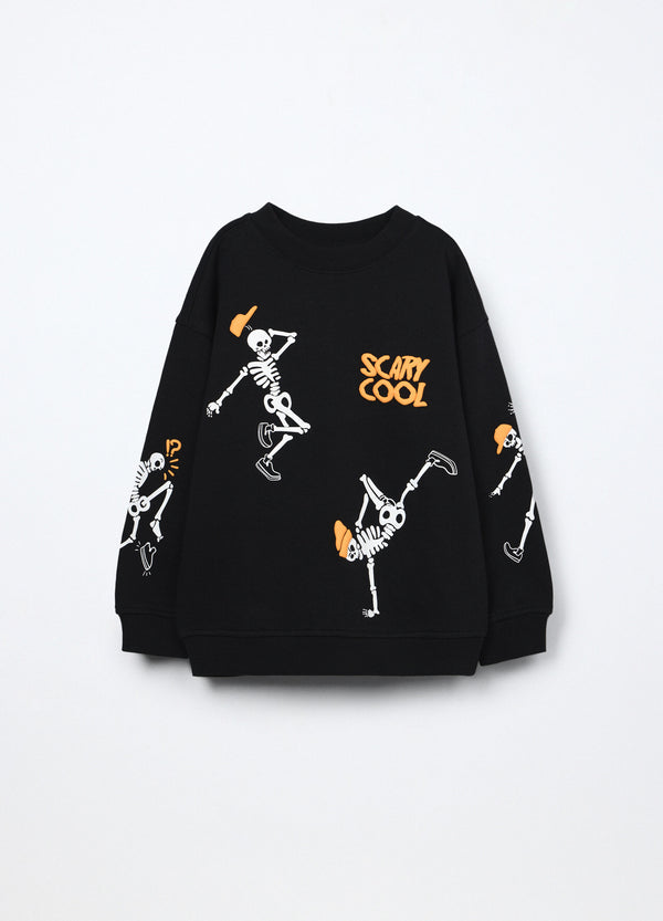 Felpa in puro cotone bambino