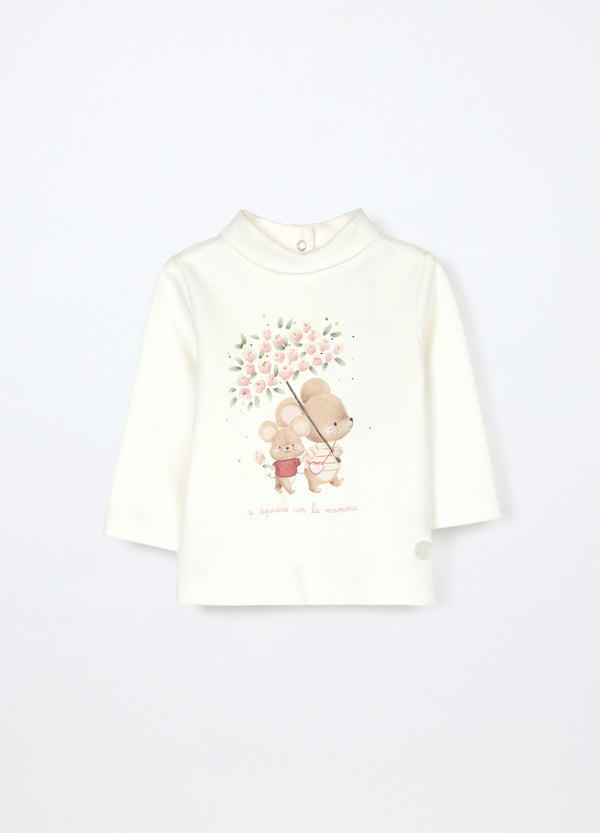 Lupetto in interlock di puro cotone neonata