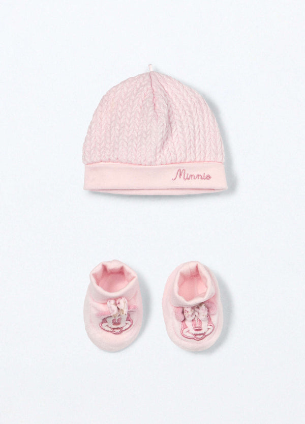 Set velour di puro cotone neonata
