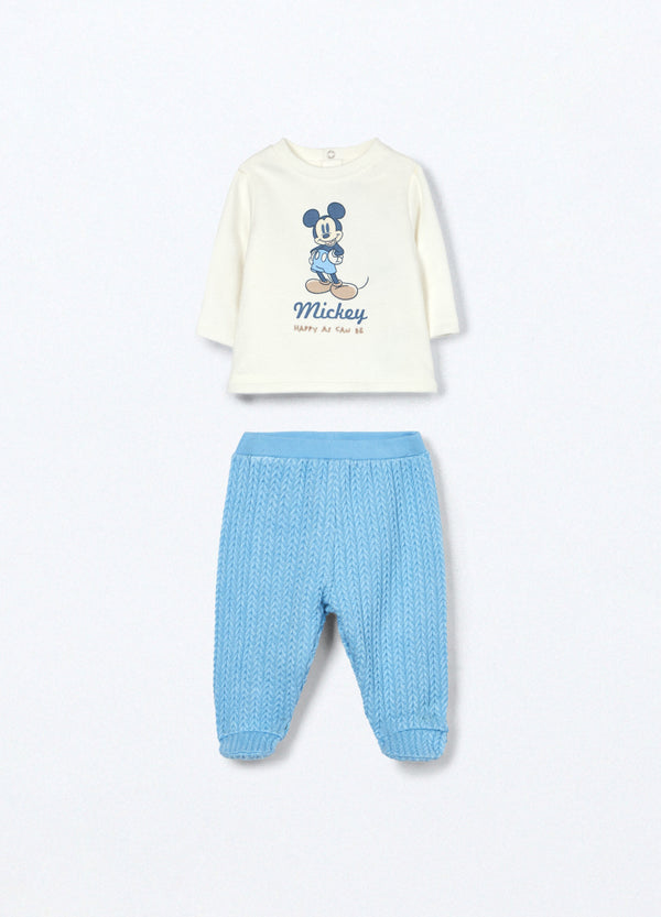 Set in cotone fleece neonato