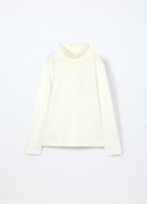 Lupetto in interlock di puro cotone bambina