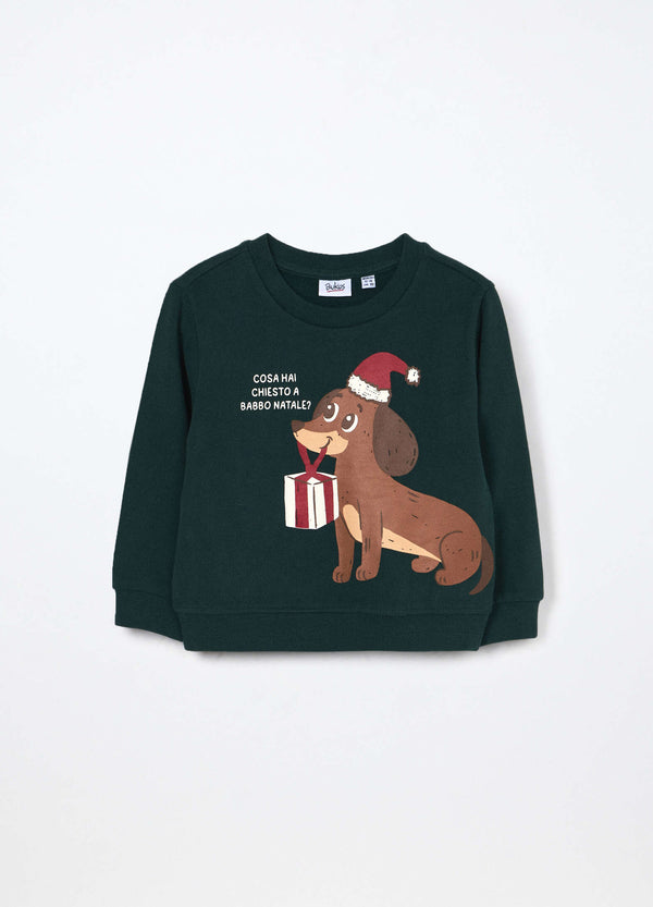 Felpa in puro cotone Blukids neonato