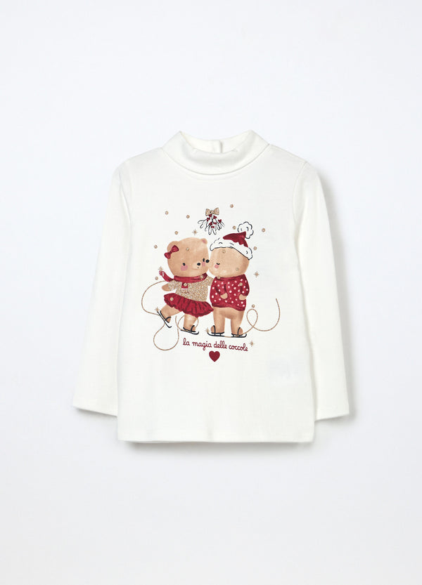 Lupetto natalizio con orsetti Blukids neonata