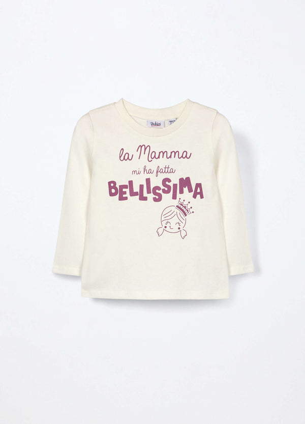 T-shirt in jersey di puro cotone neonata