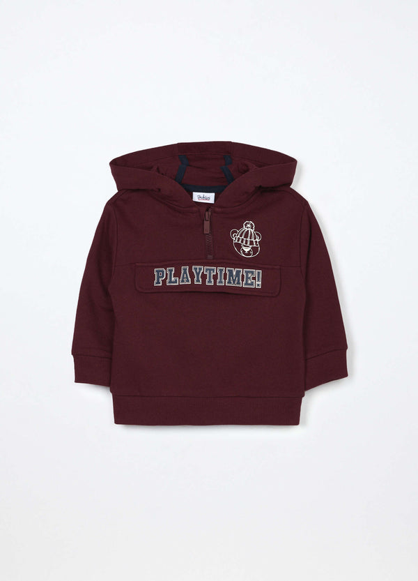 Felpa in puro cotone Blukids neonato