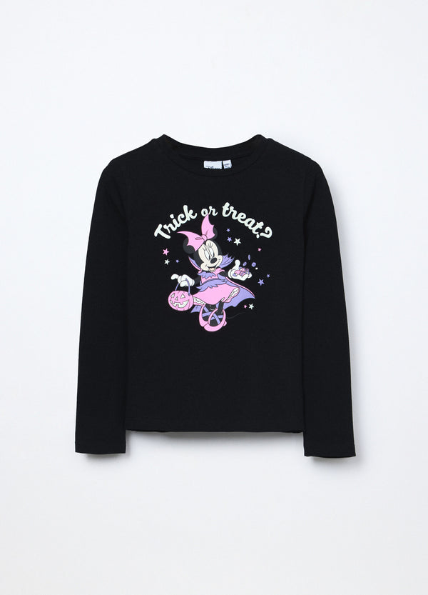 T-shirt in jersey di cotone stretch bambina