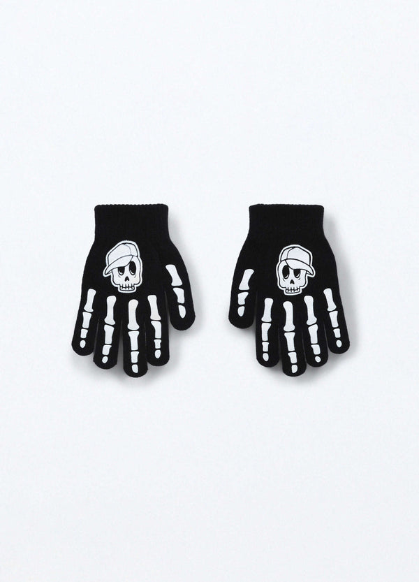 Guanti tricot con patch