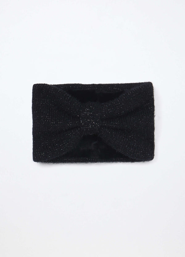 Scaldacollo tricot con filo lurex