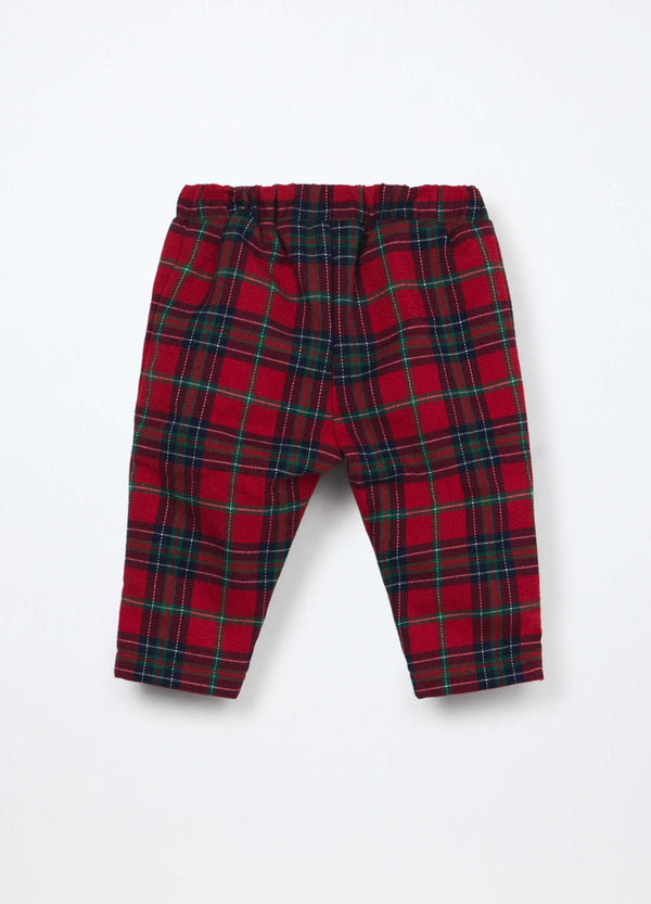Pantaloni scozzesi neonata BLUKIDS