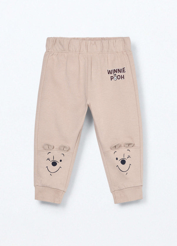 Jogger in puro cotone fleece neonato