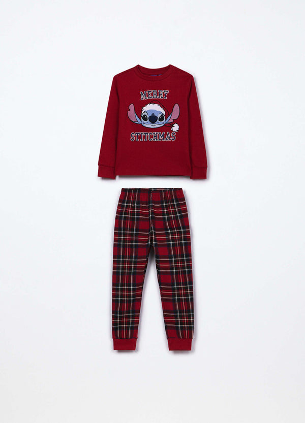 Pigiama lungo in interlock di puro cotone bambino blukids