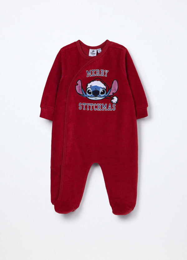 Tutina pigiama misto cotone velour neonato blukids