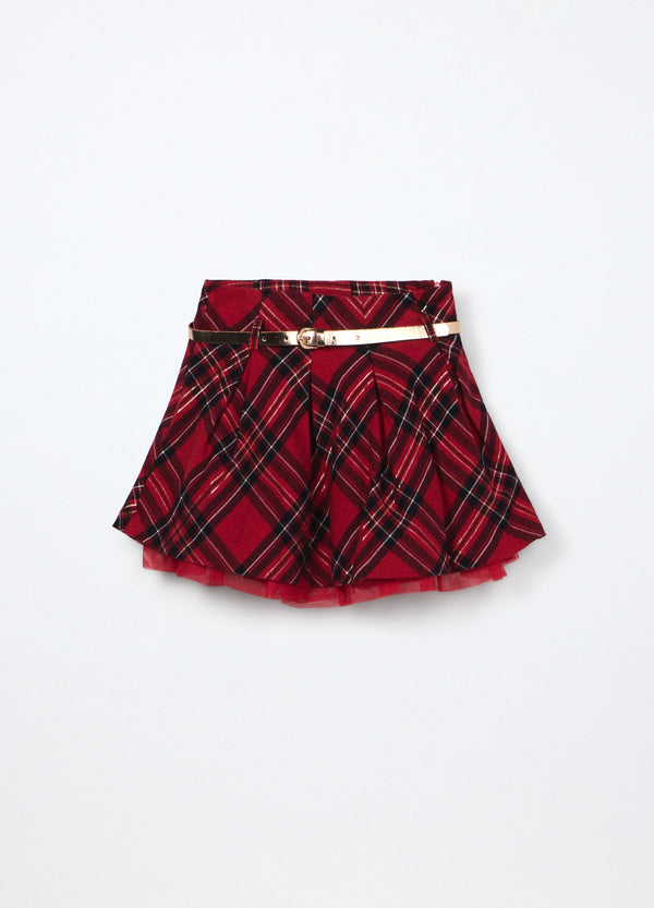 Gonna a quadri bambina