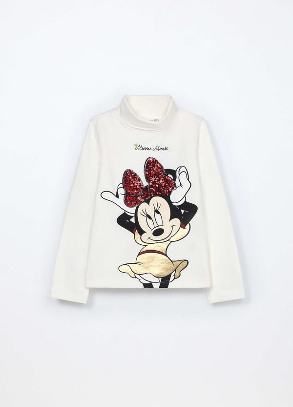 Lupetto di cotone stretch Disney bambina