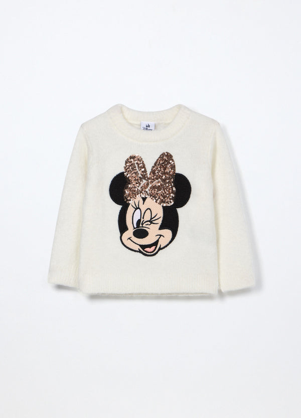 Tricot con paillettes neonata