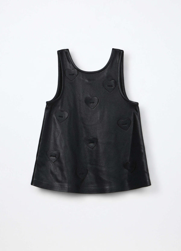 Vestito in eco pelle Blukids neonata