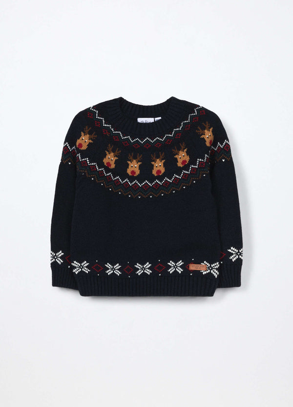 Maglioncino natalizio neonato BLUKIDS