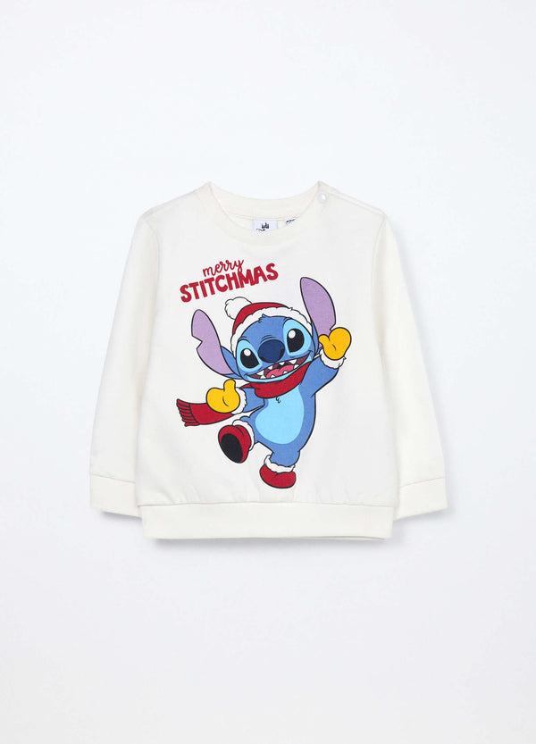 Felpa natalizia STITCH BLUKIDS