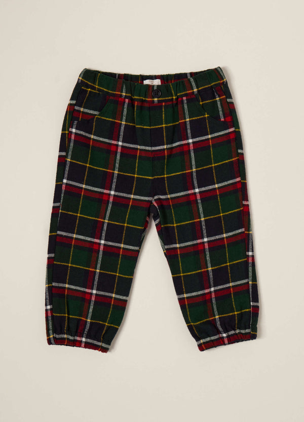 Pantaloni natalizi scozzese IANA neonato