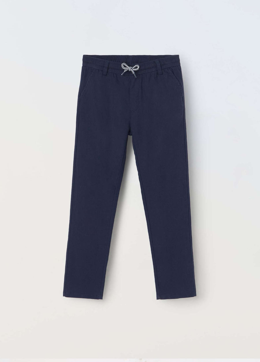 Pantaloni in misto lino bambino
