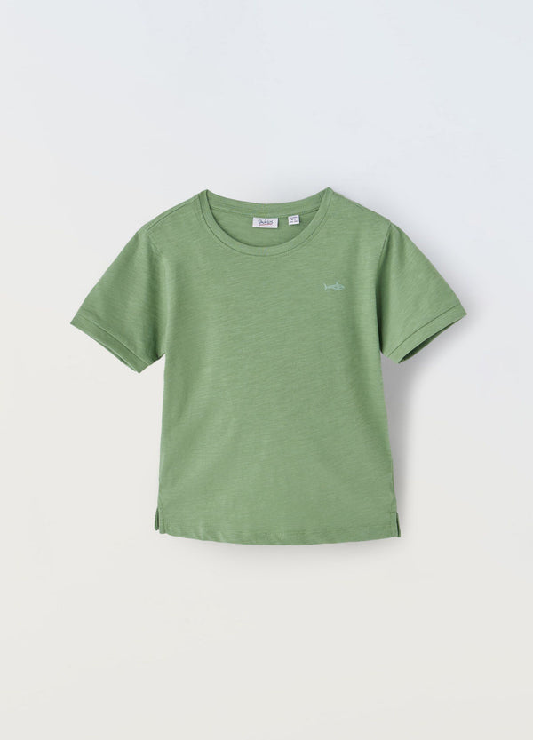 T-shirt in puro cotone slub bambino
