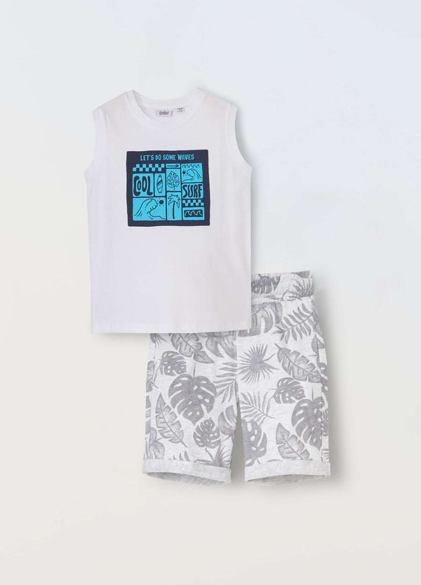 Jogging set in puro cotone bambino