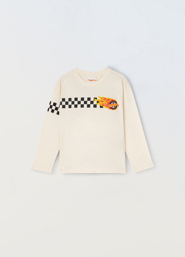 T-shirt Hot Wheels cotone bambino Blukids