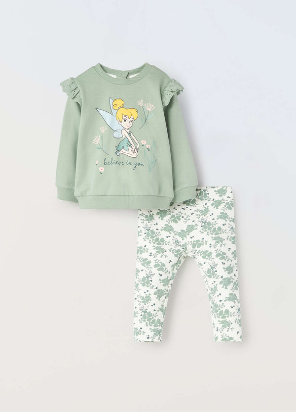 Jogging set in puro cotone neonata