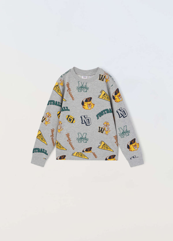 Felpa di puro cotone Blukids bambino