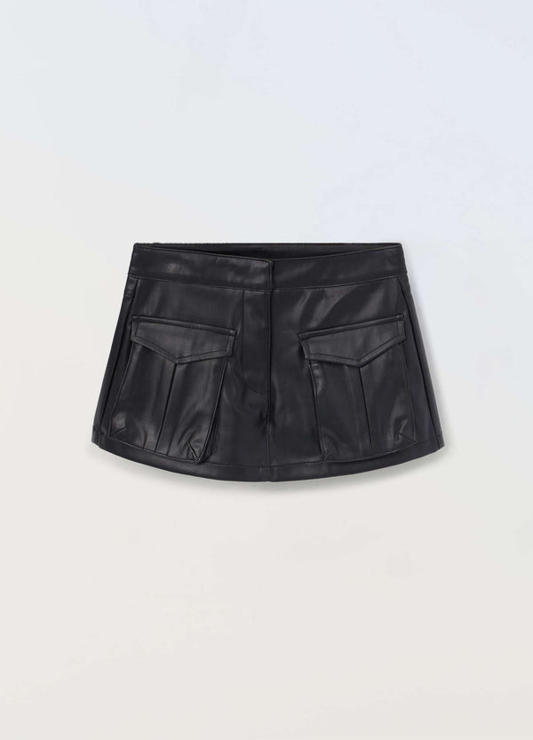 Gonna in eco pelle Blukids ragazza