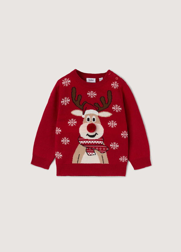 Maglioncino Natale Blukids neonata