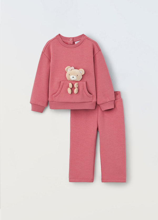 Jogging set in misto cotone neonata