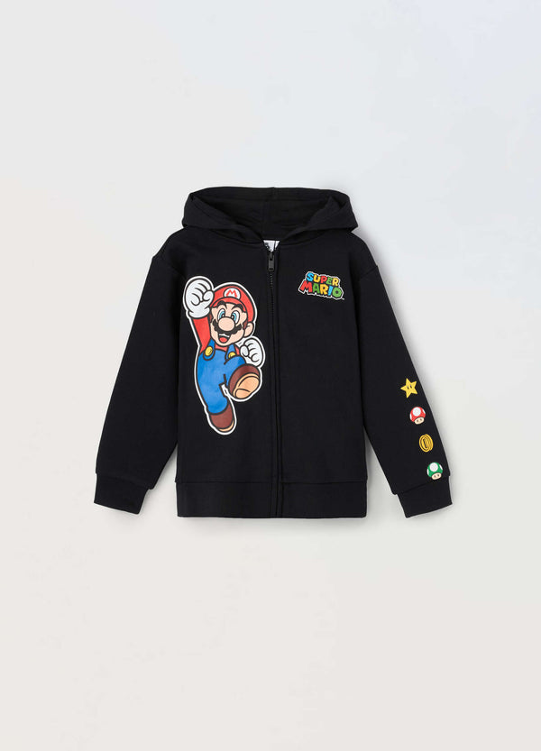 Felpa in puro cotone con cappuccio bambino