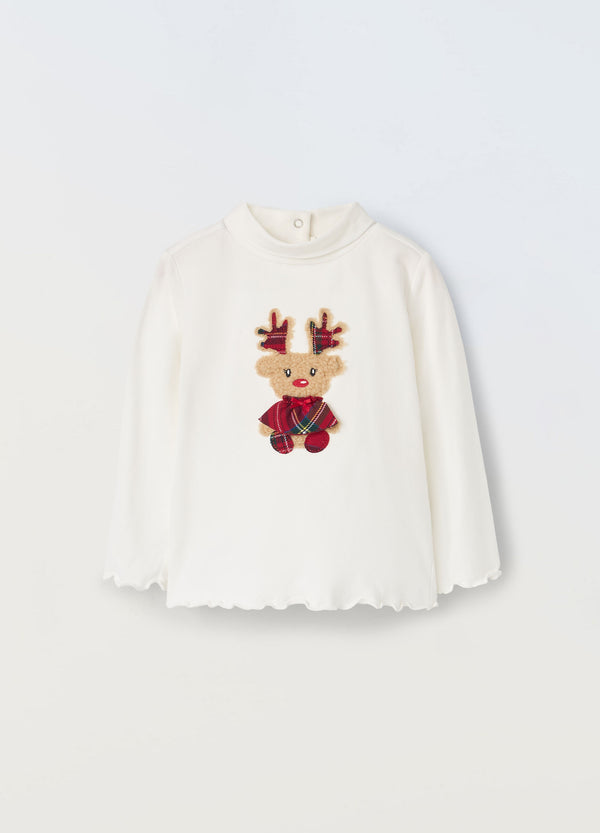 Lupetto in cotone stretch neonata