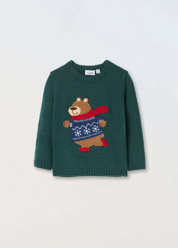 Tricot con ricamo BLUKIDS neonato